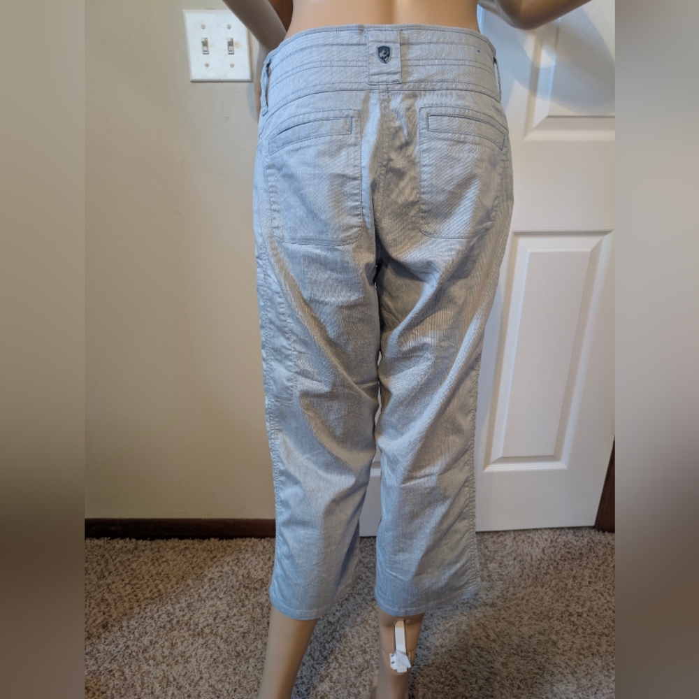 Kuhl Women's Blue Iris (Soft Blue Gray) CABOtm Kapri Size 8 - Picture 3 of 12